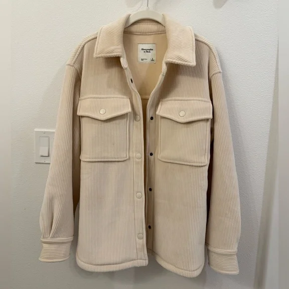 ABERCROMBIE Corduroy Shirt Jacket - Picture 4 of 5